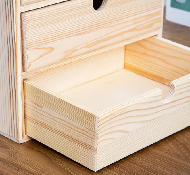 Amazon.co.jp: 木製 ミニ 卓上 チェスト 引き出し小物入れ小物収納